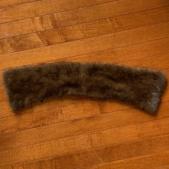 Finest genuine leather man bomber jacket with removable mink collar. - Picture 9 of 15